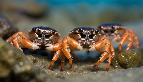 Armadillo Crab -  This fascinating crustacean exhibits both vibrant colors and intriguing defensive mechanisms!